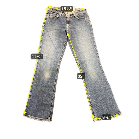 Eddie Bauer Women's Shaped Fit Bootcut Jeans Denim Blue Medium Wash Size 6 - Picture 2 of 16